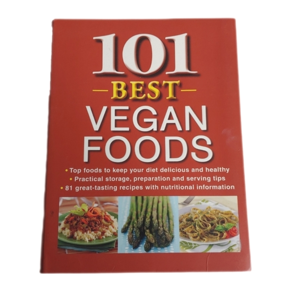 101 Best Vegan Foods Cookbook Recipe Book Perfect For New Vegans